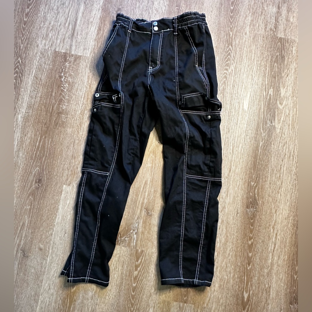 Black Stretchy Jeans High Rise